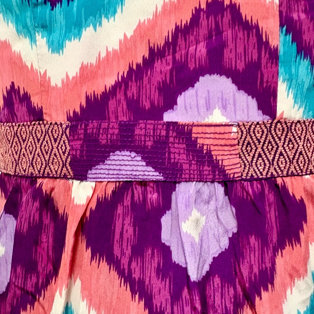 Colorful Zigzag Pattern Dress - Picture 3 of 7